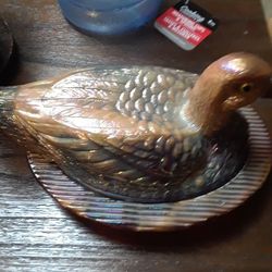 Beautiful Westmoreland Candy Dish Duck