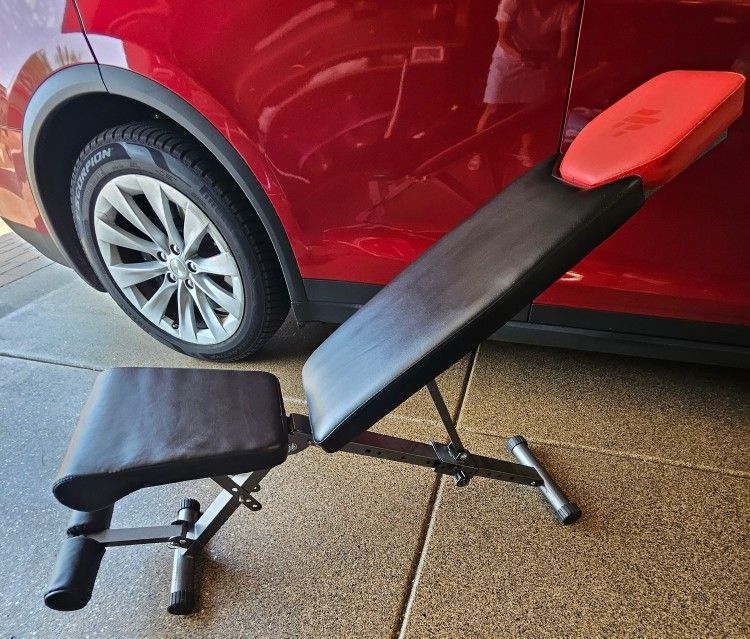 Finer Form Weight Bench, Adjustable & Foldable for Bench Press, Strength Training and Full Body