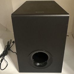 SONY SUBWOOFER MODEL NUMBER SS-WCT80