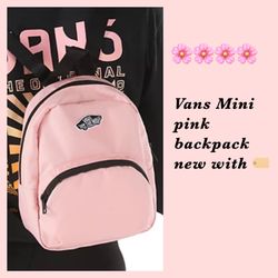 Vans Mini Backpack New With Tags $25 🙅🏻‍♀️ Firm Cash Or Zelle 