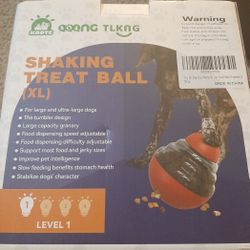 Kadtc XL Dogs Shaking Treat Ball (Drive Dogs To Exercise) for Large Dogs NEW