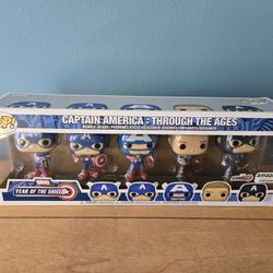 Captain America Funko Pop Figures 5 Pack