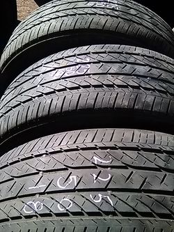 225 50 18 three very good tires $20 each