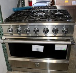 Hestan 36” Freestanding Pro Gas Range