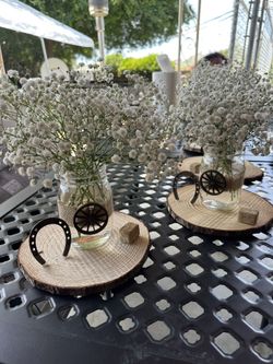 Cowboy Theme Centerpieces