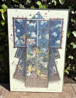 Original William Gatewood Lithograph - Lotus Kimono