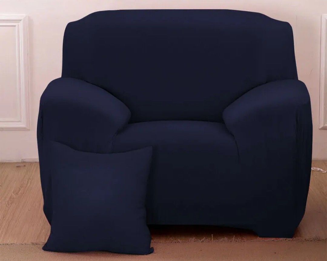 Seat Couch Sofa Cover Navy Blue 