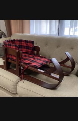 Real Wood Sleigh