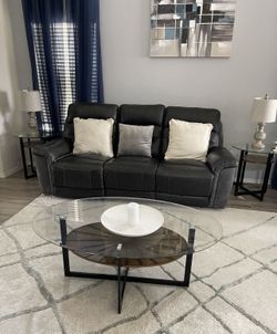 3 Peice  Glass Tables