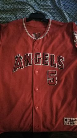 Official Albert Pujols Angels baseball jersey 56c