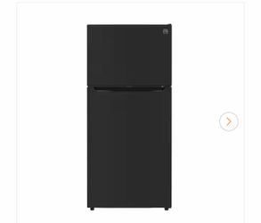 30 in. 20.2 cu. ft. Top Freezer Refrigerator in Black with E-Star, Adjustable Glass Shelves, Garage-Ready Design