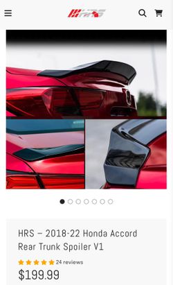 Honda Accord Trunk Spoiler