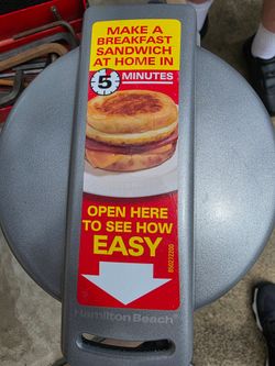 Novelty breakfast sandwich maker