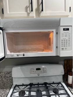 Above the range microwave
