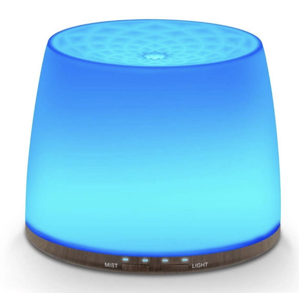 Dark wood Essential Oil Diffuser, 500ml Bluetooth Speaker Aroma Diffuser