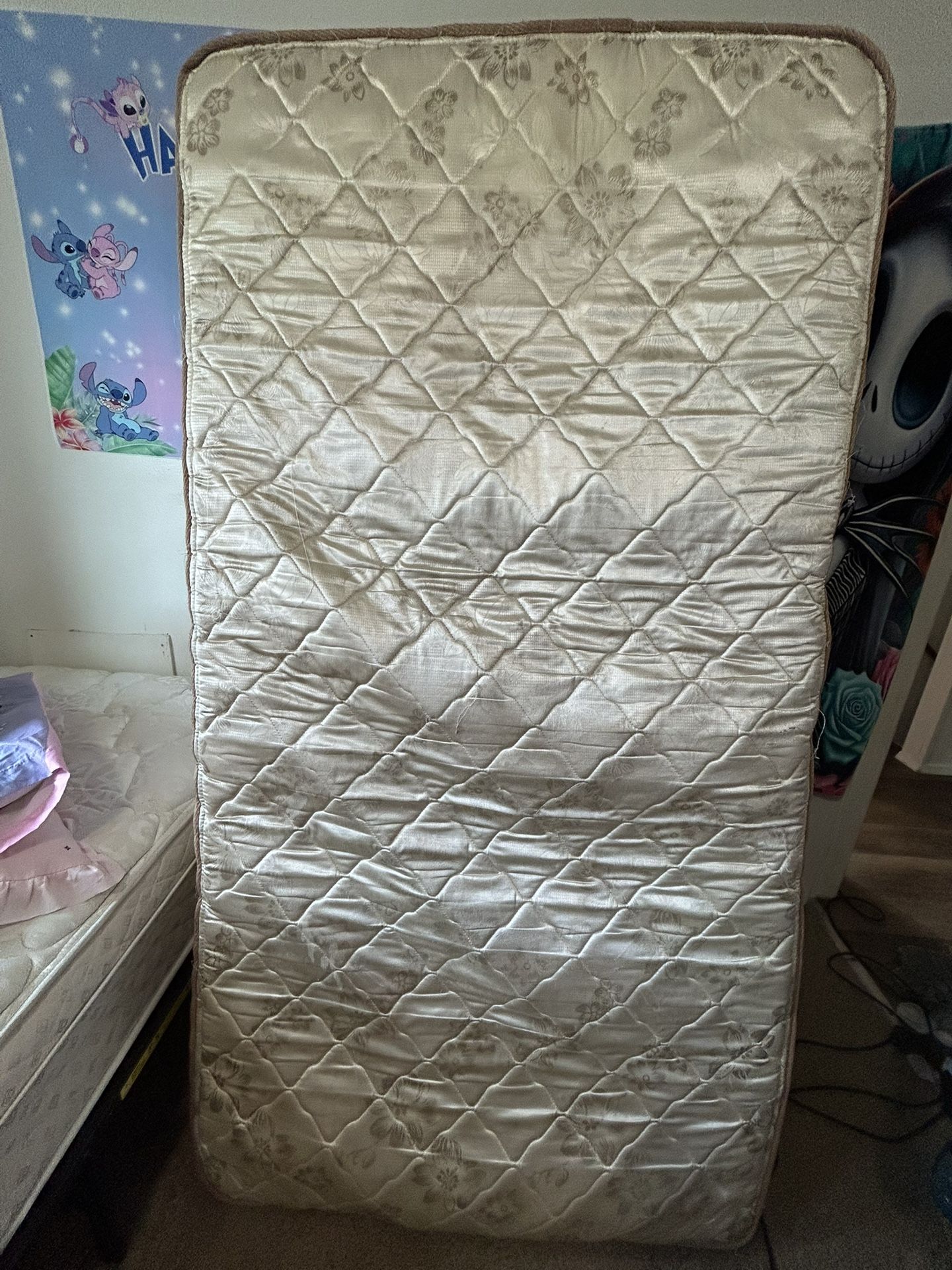 Twin Mattress And Box spring and bed frame