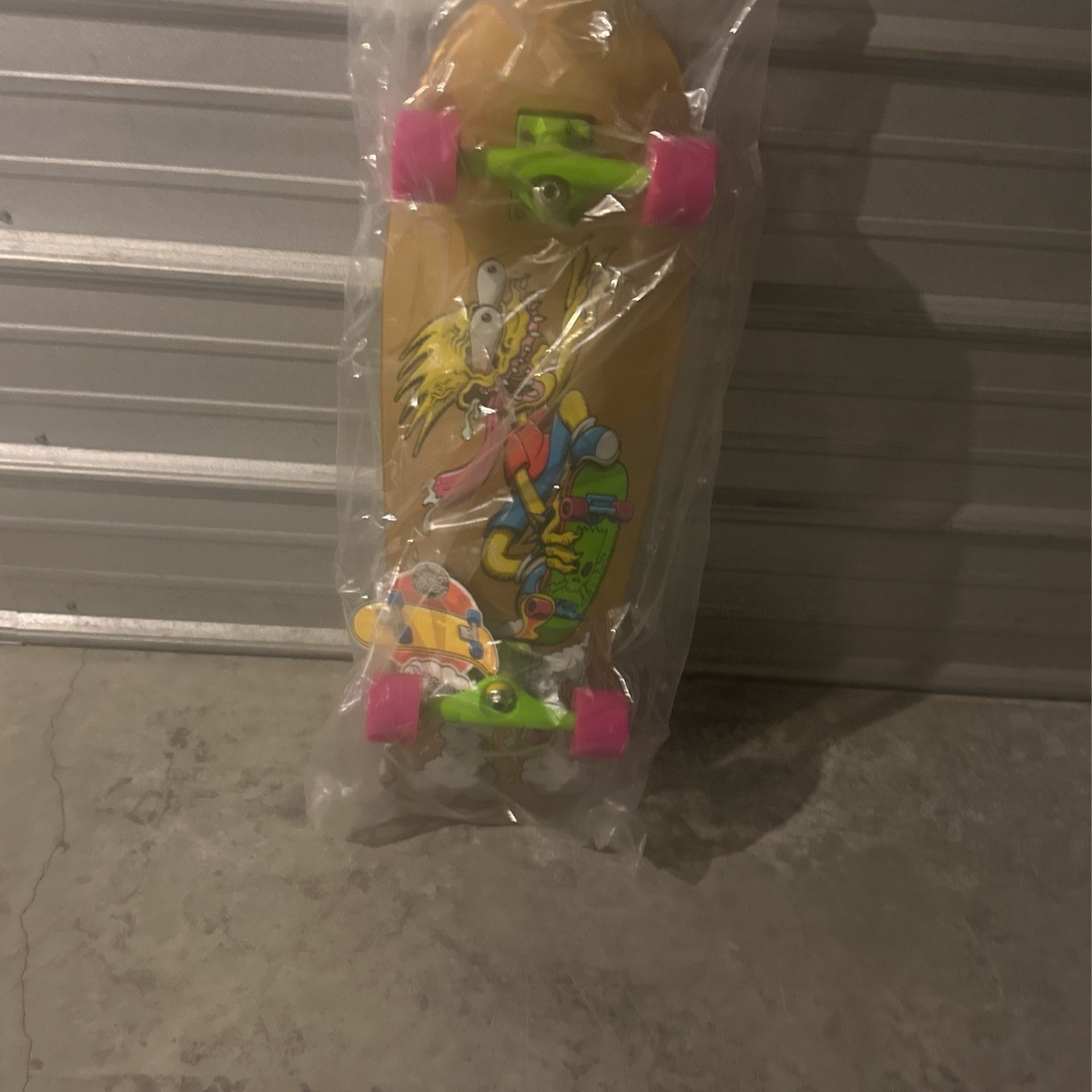 Bart Simpson Slasher Gold Cruzer Santa Cruz Skate