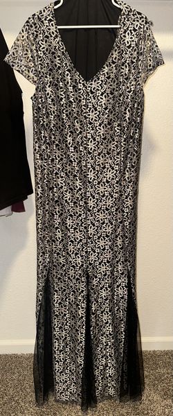 Grey/Black Dress