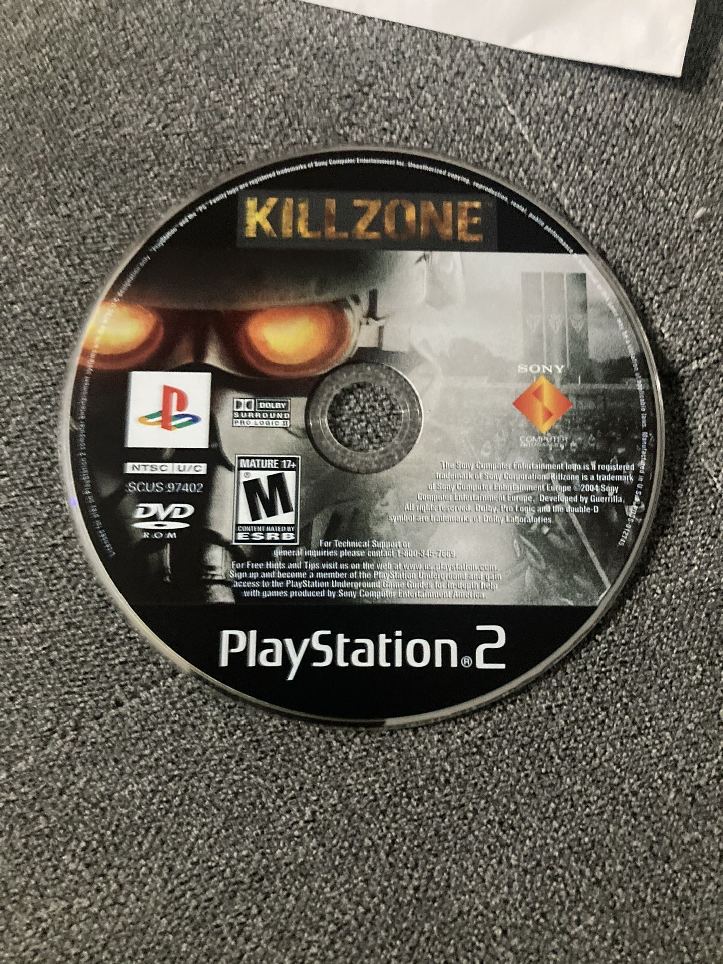 (LOOSE) Killzone Playstation 2