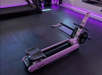 Purple Magnetic Rower Machine rechargeable 💜