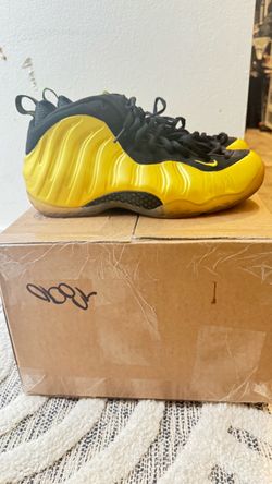 Nike Air Foamposite One Wu-Tang Optic Yellow Black Size 10