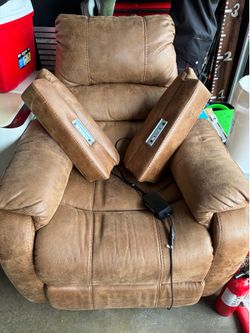 Brown Electric recliner