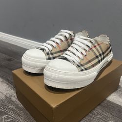 Burberry Check Sneakers Mens Size 9.5/10 (1of1)