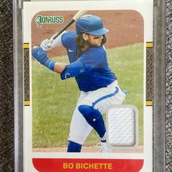 Bo Bichette Patch Card