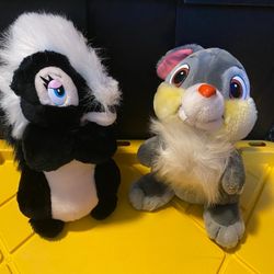 Disney Flower and Thumper Plush 
