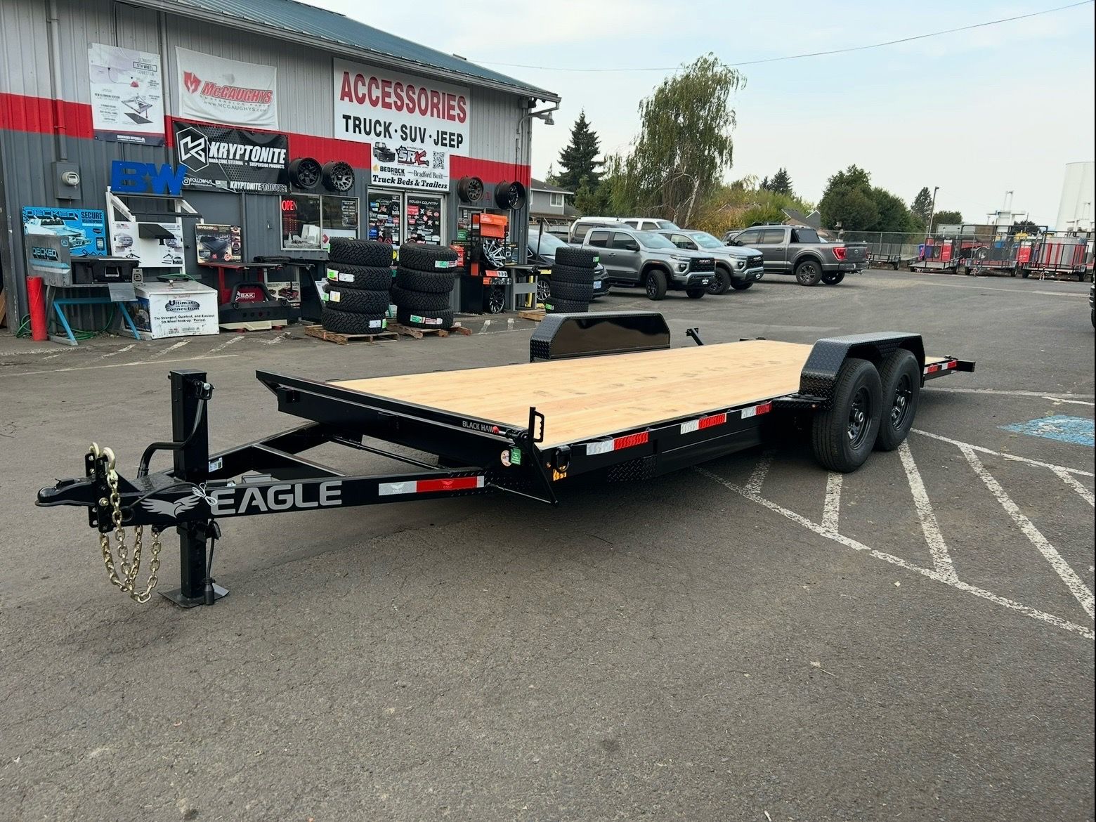 *** SUMMER SALE *** 7X20 BLACKHAWK FULL DECK TILT 14K TANDEM AXLE