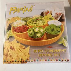 10 Piece Condiment Set