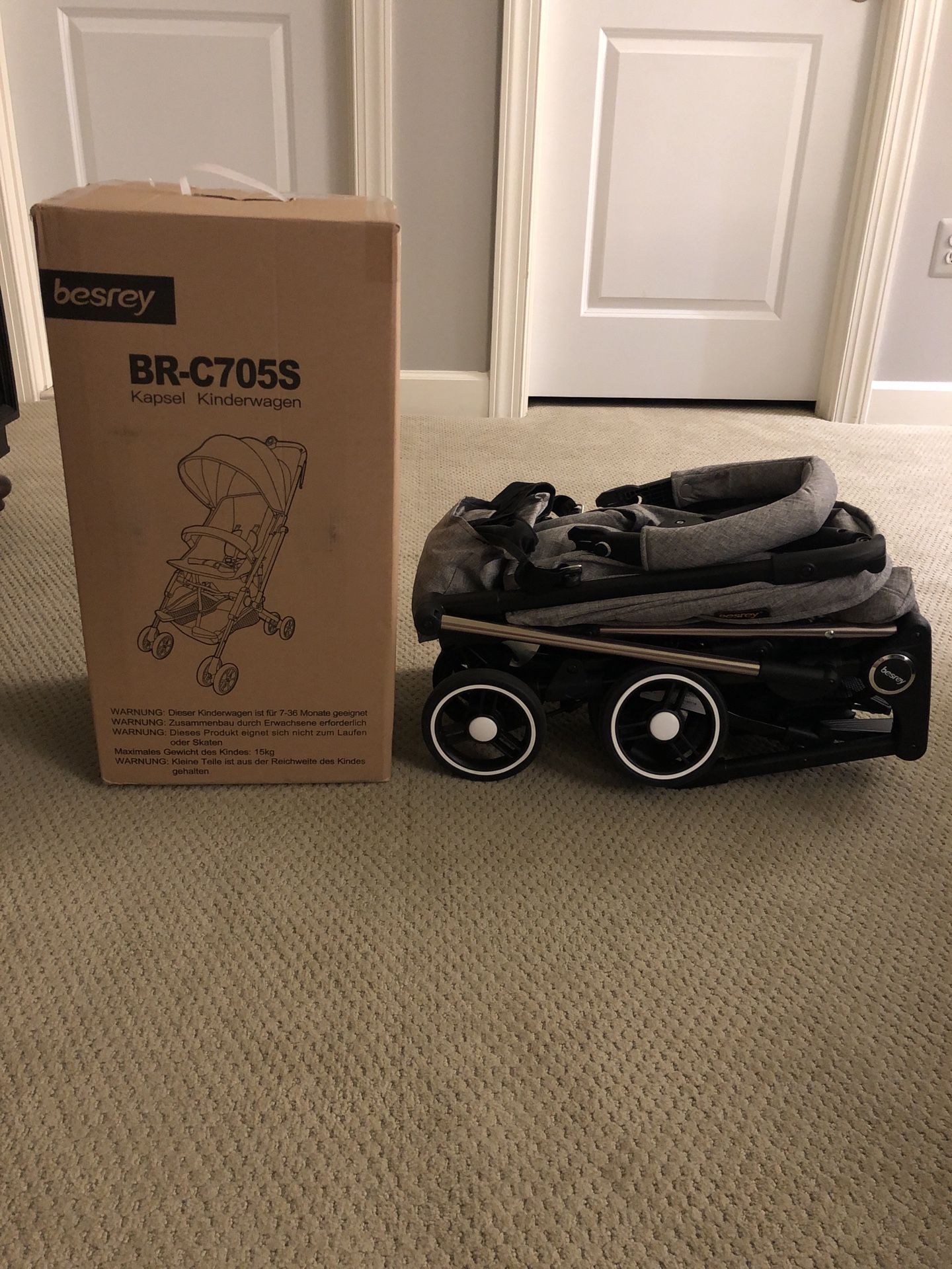 besrey BR-C705S Airplane Capsule Baby Stroller Lightweight (BR-C7052)