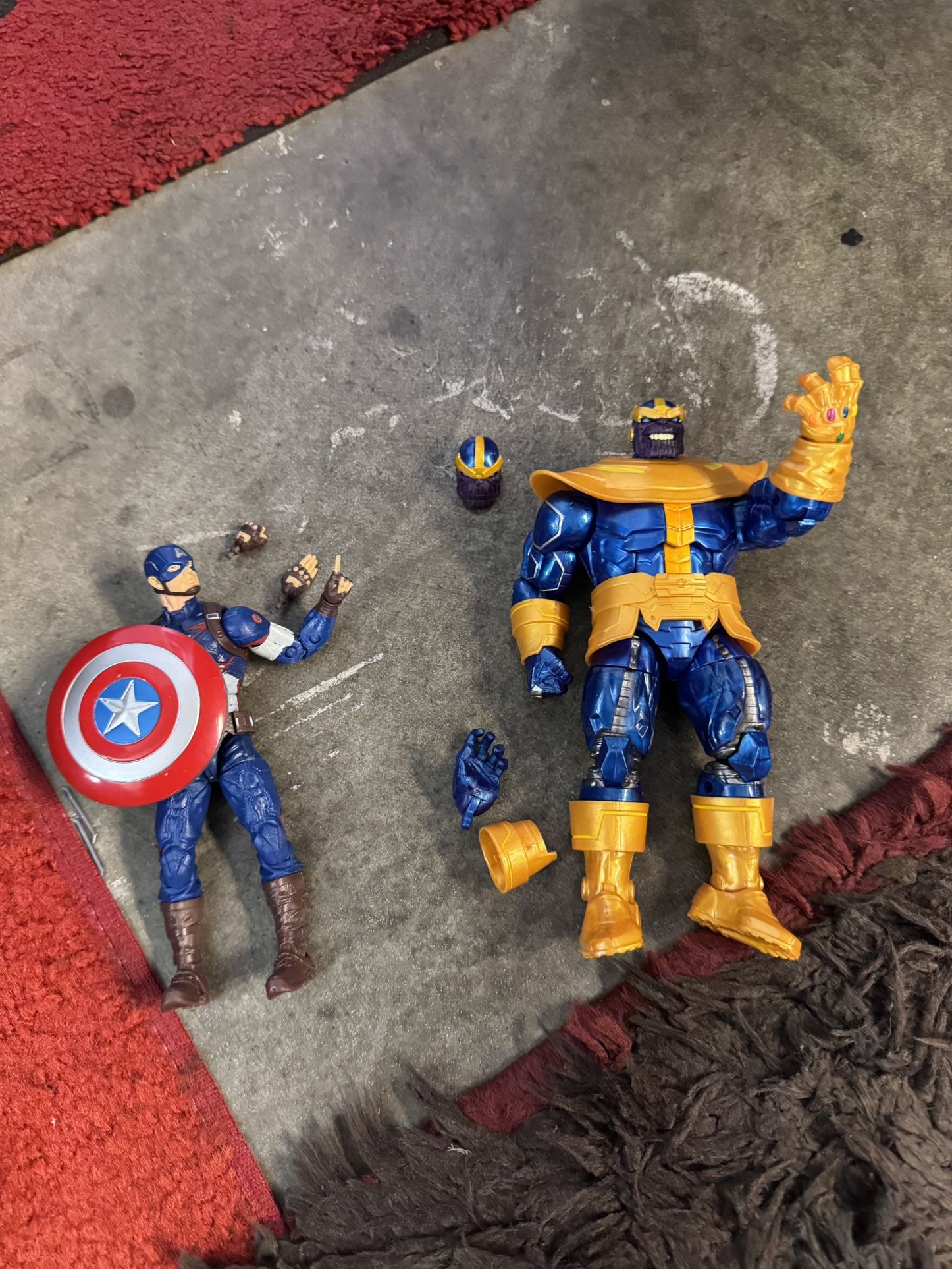 Marvel Legends Captain America Vs Thanos Set