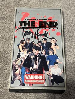 Vintage VHS Skateboard Video Signed By Tony Hawk