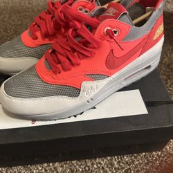 Air Max 1 CLOT Solar Red Size 9.5
