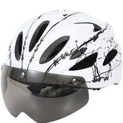 Adult Bike Helmet, Lightweight Microshell Design, Sizes for Men and Women Safety Protection，Collocated with a Adjustable Headband