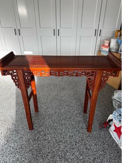 Wooden altar table