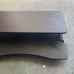 Computer desktop adjustable up and down