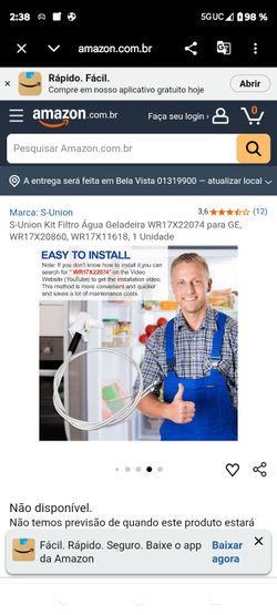 Unión Kit filter water