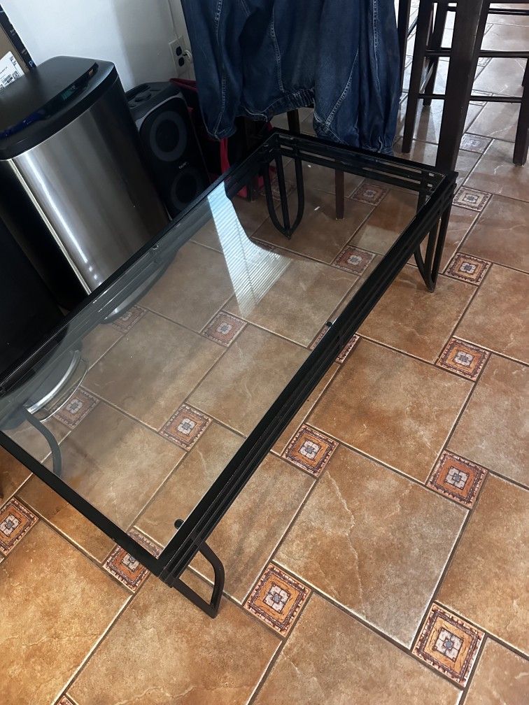 Glass Top Coffee Table