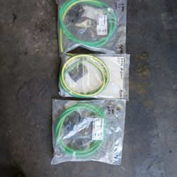 Ground Cable 2awg 6'6" 1 Eyelet Crimped  New