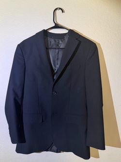 H&M Slim Fit Black Suit (XS) + Dress Shirt