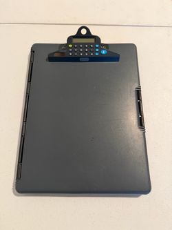 Dexas Clipulator Storage Clipboard with Calculator