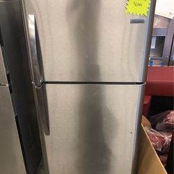 New stainless steel bottom and top refrigerator