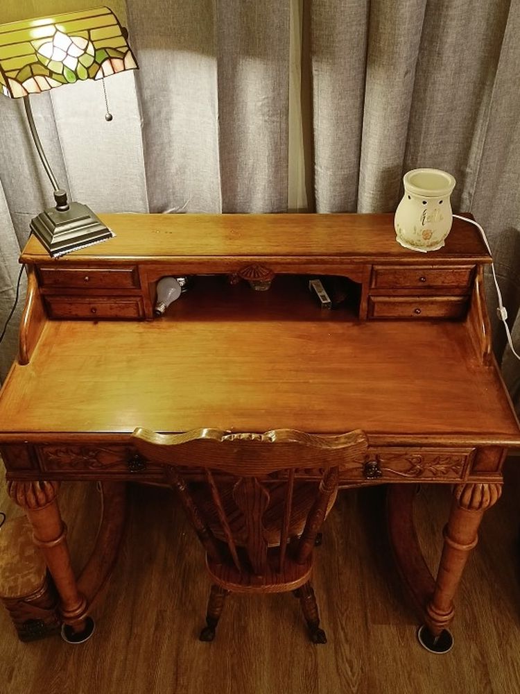 Antique Desk & Chair