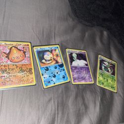 4-rare reverse holo pokemon cards