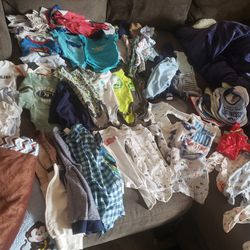 Boys mostly size 0 to 3 months over 70 items. Onesies, pajamas,pants and more. Make offer