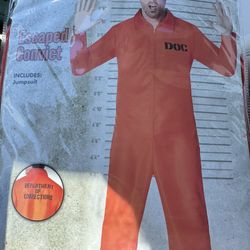 Escaped convict costume - Size LG/XL