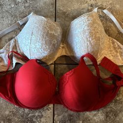 Body by Victoria Secert push-up bras size 40DD BUNDLE 
