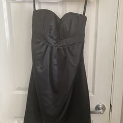 Black Strapless Cocktail Dress Size 4